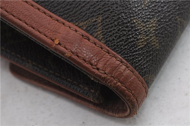 Auth Louis Vuitton Monogram Pochette Dame PM Clutch Hand Bag M51812 LV 1677D