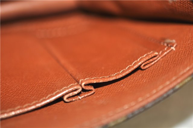 Auth Louis Vuitton Monogram Pochette Dame PM Clutch Hand Bag M51812 LV 1677D
