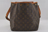 Authentic Louis Vuitton Monogram Petit Noe M42226 Shoulder Drawstring Bag 1678I