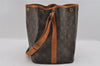 Authentic Louis Vuitton Monogram Petit Noe M42226 Shoulder Drawstring Bag 1678I