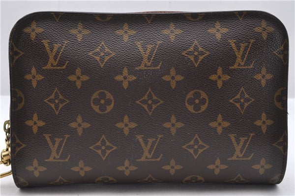 Authentic Louis Vuitton Monogram Orsay Clutch Hand Bag M51790 LV 1679D