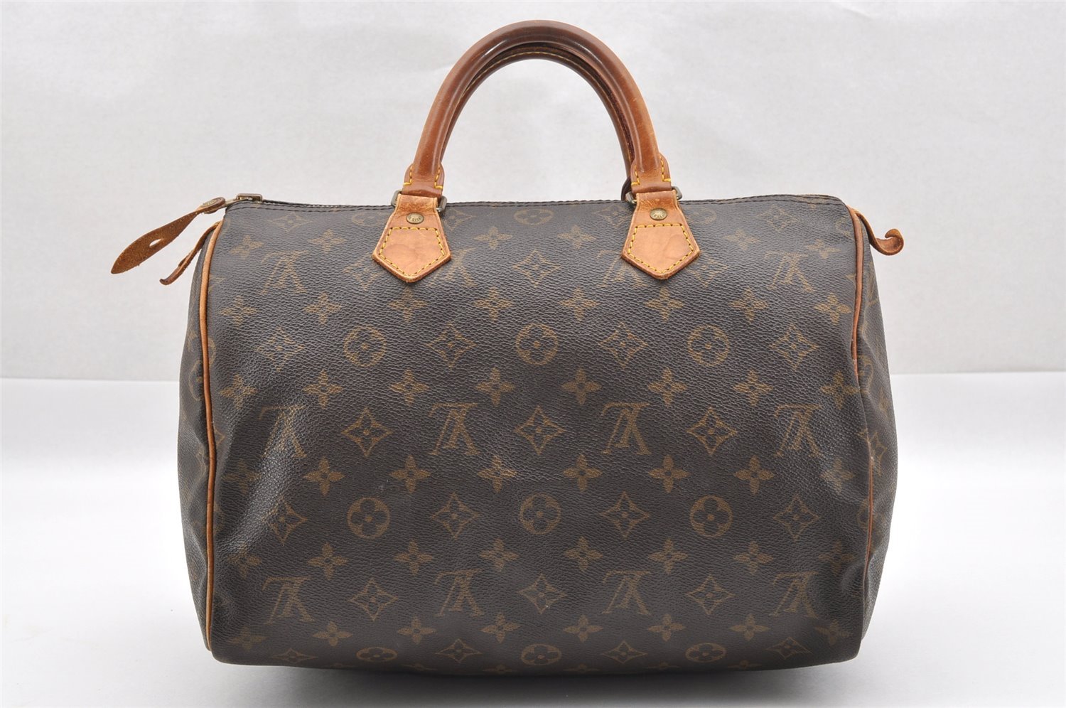 Authentic Louis Vuitton Monogram Speedy 30 Hand Boston Bag M41526 LV 1679I