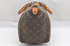 Authentic Louis Vuitton Monogram Speedy 30 Hand Boston Bag M41526 LV 1679I