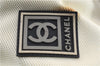 Authentic CHANEL Sports Line CoCo Mark Shoulder Cross Body Bag Nylon Ivory 1680D