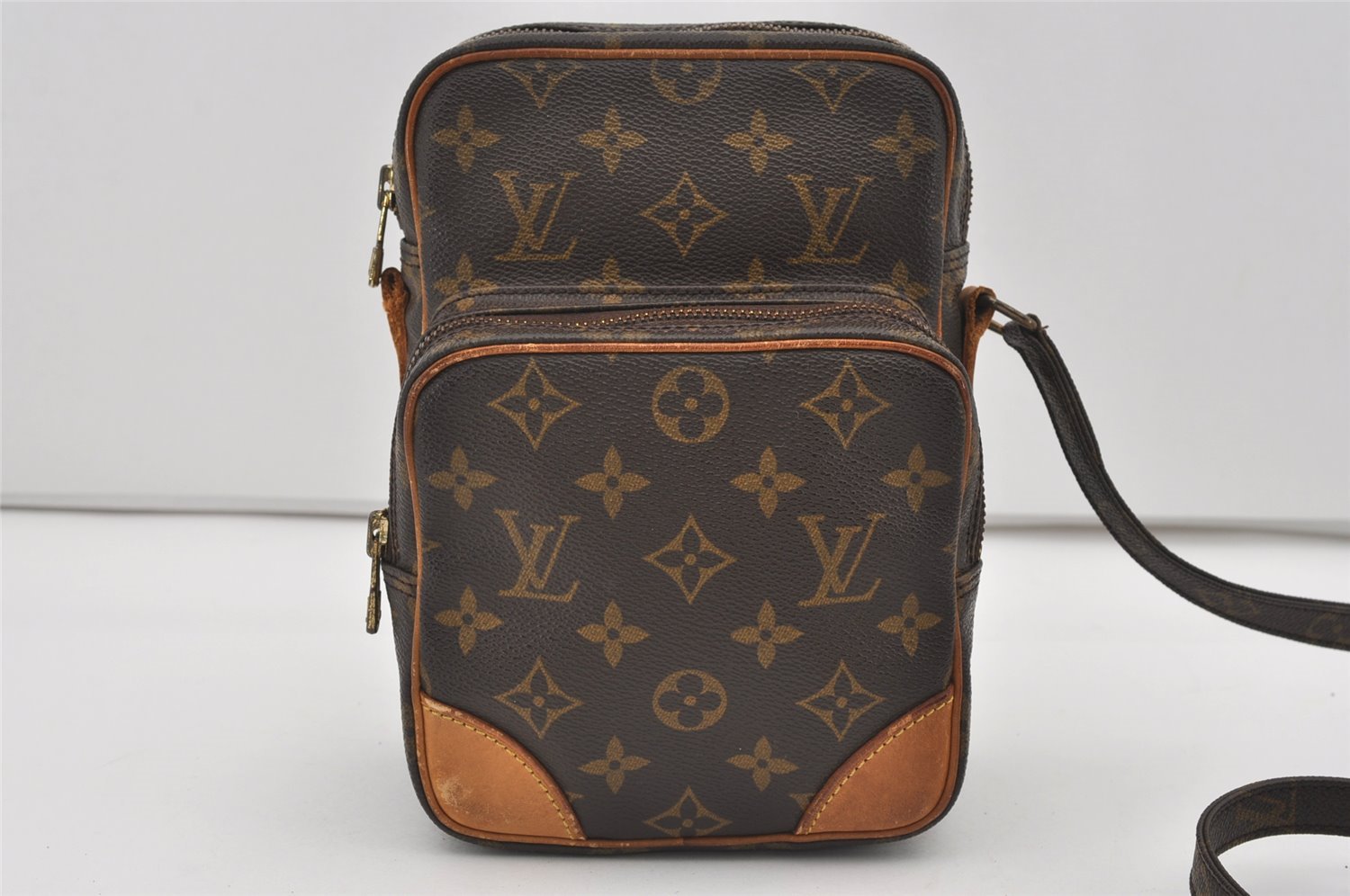 Authentic Louis Vuitton Monogram Amazone Shoulder Cross Bag M45236 LV Junk 1680I