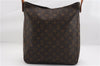 Authentic Louis Vuitton Monogram Looping GM Shoulder Bag M51145 LV 1681F