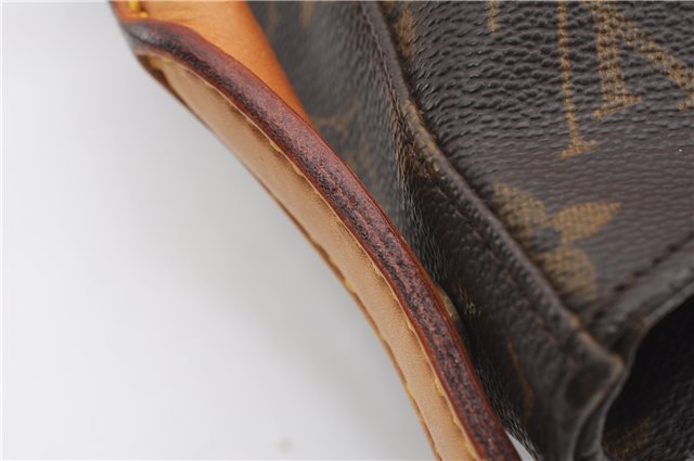 Authentic Louis Vuitton Monogram Looping GM Shoulder Bag M51145 LV 1681F