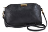 Authentic BURBERRY Vintage Leather Shoulder Cross Body Bag Purse Black 1682F