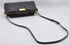 Authentic BURBERRY Vintage Leather Shoulder Cross Body Bag Purse Black 1682F