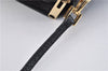 Authentic BURBERRY Vintage Leather Shoulder Cross Body Bag Purse Black 1682F