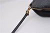 Authentic BURBERRY Vintage Leather Shoulder Cross Body Bag Purse Black 1682F