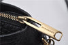 Authentic BURBERRY Vintage Leather Shoulder Cross Body Bag Purse Black 1682F