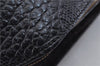 Authentic BURBERRY Vintage Leather Shoulder Cross Body Bag Purse Black 1682F