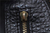 Authentic BURBERRY Vintage Leather Shoulder Cross Body Bag Purse Black 1682F