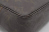 Auth Louis Vuitton Monogram Trousse Toilette 18 Clutch Hand Bag Old Model 1682I
