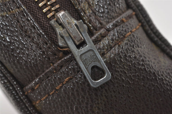 Auth Louis Vuitton Monogram Trousse Toilette 18 Clutch Hand Bag Old Model 1682I