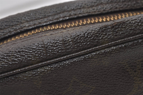 Auth Louis Vuitton Monogram Trousse Toilette 18 Clutch Hand Bag Old Model 1682I