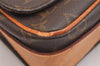 Authentic Louis Vuitton Monogram Cartouchiere MM M51253 Shoulder Cross Bag 1683I