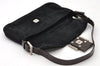 Authentic FENDI Mamma Baguette Shoulder Hand Bag Suede Leather Black 1684D