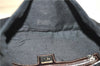 Authentic FENDI Mamma Baguette Shoulder Hand Bag Suede Leather Black 1684D