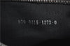 Authentic FENDI Mamma Baguette Shoulder Hand Bag Suede Leather Black 1684D