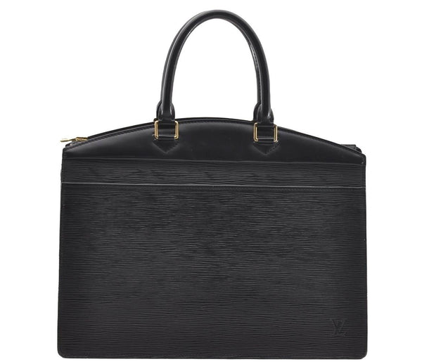 Authentic Louis Vuitton Epi Riviera Hand Bag Black M48182 LV 1685I