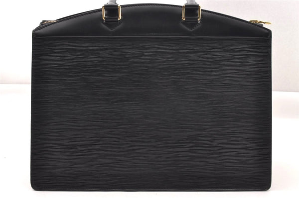 Authentic Louis Vuitton Epi Riviera Hand Bag Black M48182 LV 1685I