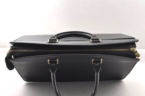 Authentic Louis Vuitton Epi Riviera Hand Bag Black M48182 LV 1685I