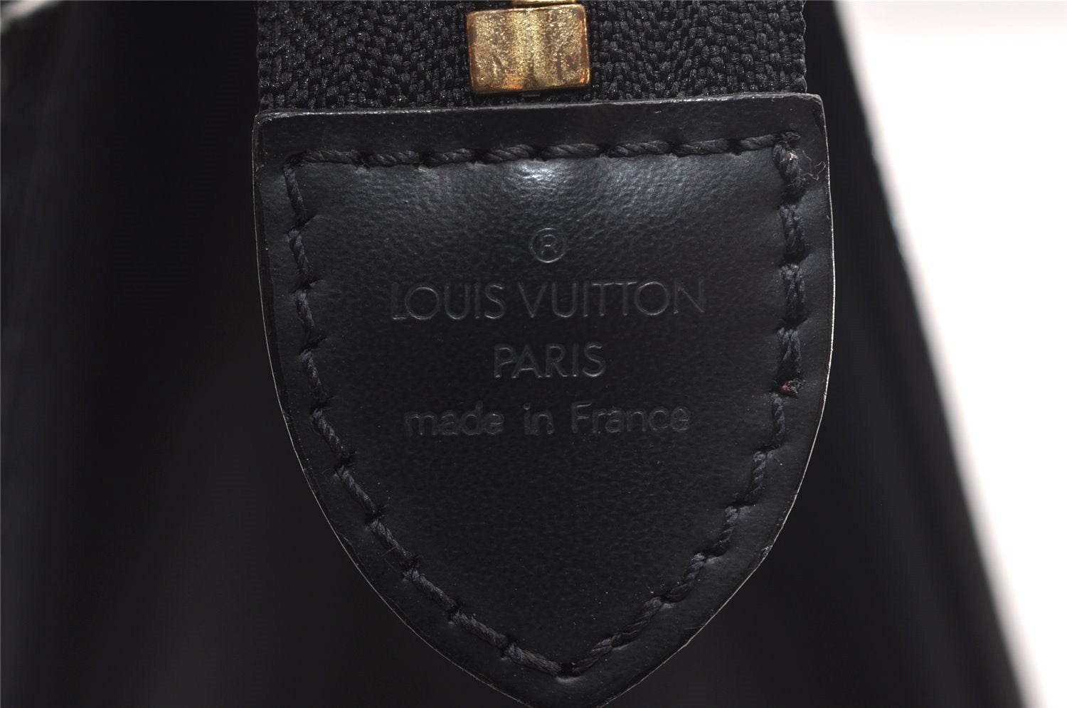 Authentic Louis Vuitton Epi Riviera Hand Bag Black M48182 LV 1685I
