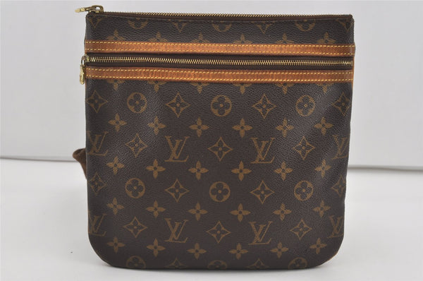 Auth Louis Vuitton Monogram Pochette Bosphore Shoulder Cross Bag M40044 LV 1686I