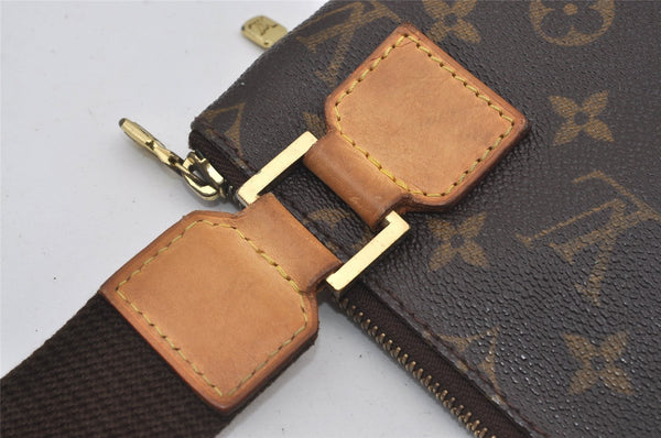 Auth Louis Vuitton Monogram Pochette Bosphore Shoulder Cross Bag M40044 LV 1686I