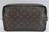 Auth Louis Vuitton Monogram Trousse Toilette 28 Clutch Hand Bag M47522 LV 1687D