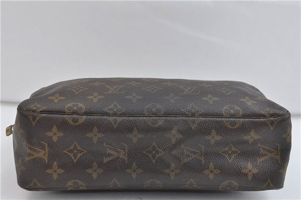 Auth Louis Vuitton Monogram Trousse Toilette 28 Clutch Hand Bag M47522 LV 1687D