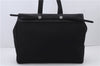 Authentic HERMES Her Bag Cabas GM & GM 2Way Shoulder Tote Bag Canvas Black 1688D