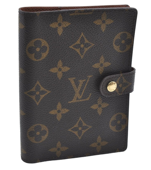 Authentic Louis Vuitton Monogram Agenda PM Day Planner Cover R20005 LV 1688E