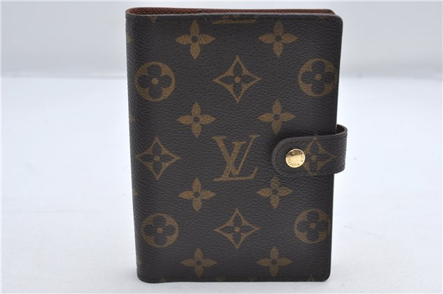 Authentic Louis Vuitton Monogram Agenda PM Day Planner Cover R20005 LV 1688E