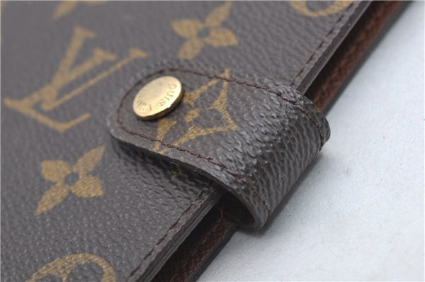 Authentic Louis Vuitton Monogram Agenda PM Day Planner Cover R20005 LV 1688E