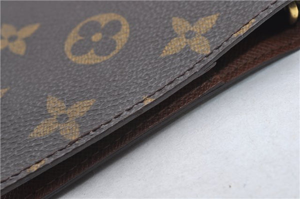 Authentic Louis Vuitton Monogram Agenda PM Day Planner Cover R20005 LV 1688E