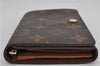 Auth Louis Vuitton Monogram Porte Monnaie Billets Tresor Wallet M61730 LV 1688F