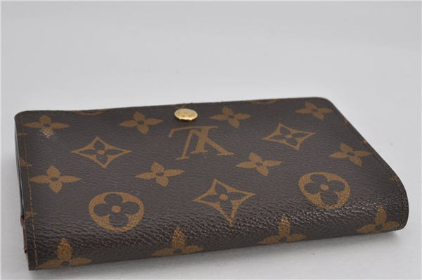 Auth Louis Vuitton Monogram Porte Monnaie Billets Tresor Wallet M61730 LV 1688F