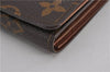 Auth Louis Vuitton Monogram Porte Monnaie Billets Tresor Wallet M61730 LV 1688F