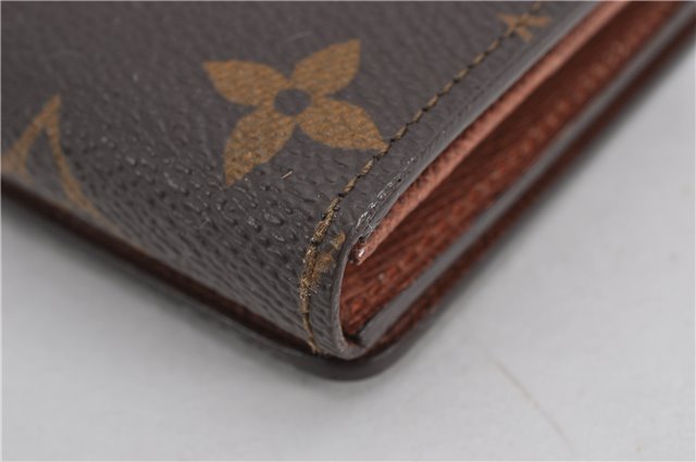 Auth Louis Vuitton Monogram Porte Monnaie Billets Tresor Wallet M61730 LV 1688F