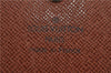 Auth Louis Vuitton Monogram Porte Monnaie Billets Tresor Wallet M61730 LV 1688F