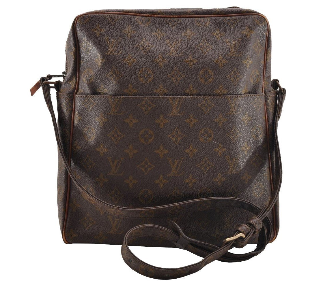 Auth Louis Vuitton Monogram Marceau Shoulder Cross Body Bag Old Model Junk 1688I