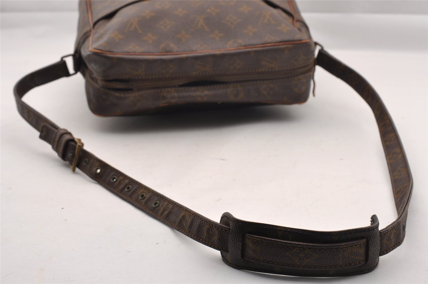 Auth Louis Vuitton Monogram Marceau Shoulder Cross Body Bag Old Model Junk 1688I