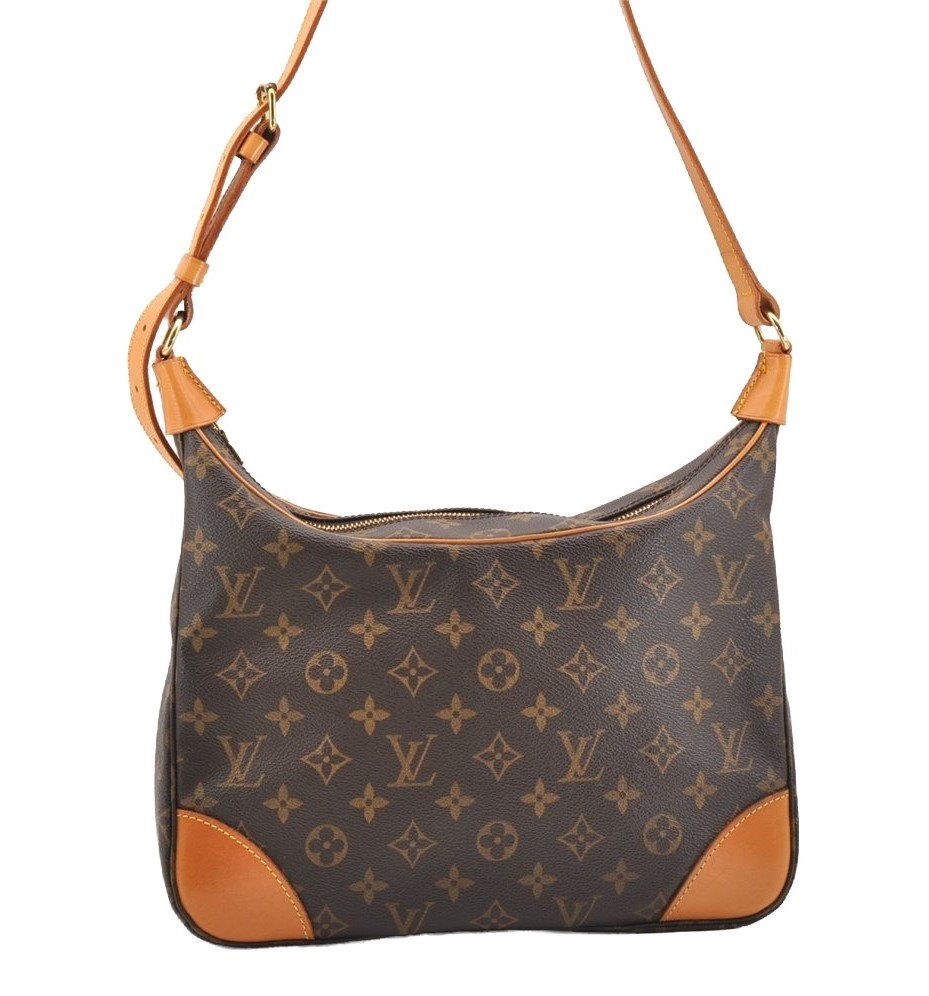 Authentic Louis Vuitton Monogram Boulogne 30 Shoulder Cross Bag M52165 LV 1689I