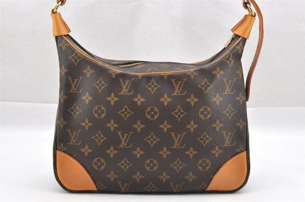 Authentic Louis Vuitton Monogram Boulogne 30 Shoulder Cross Bag M52165 LV 1689I