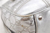 Auth GUCCI Princy Guccissima GG Leather Shoulder Hand Bag 161720 Silver 1690D