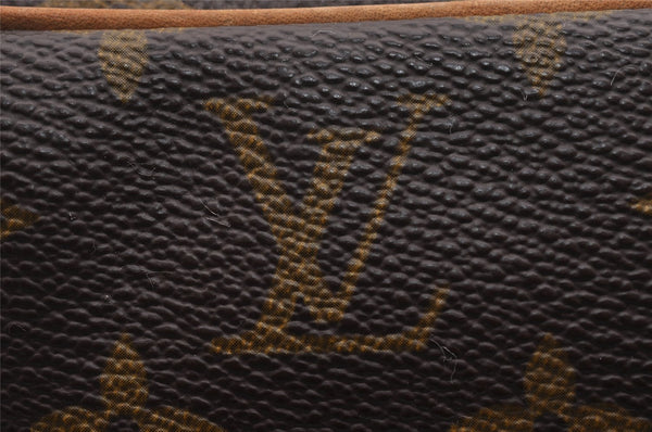 Authentic Louis Vuitton Monogram Marly Dragonne PM M51827 Clutch Hand Bag 1690I