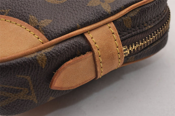 Authentic Louis Vuitton Monogram Marly Dragonne PM M51827 Clutch Hand Bag 1690I